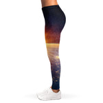 Sunrise Earth Print Women's Leggings
