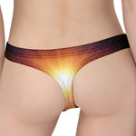 Sunrise Earth Print Women's Thong