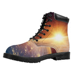 Sunrise Earth Print Work Boots