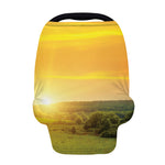 Sunrise Field Print Baby Seat Cover