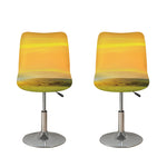 Sunrise Field Print Bar Stool Covers