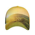 Sunrise Field Print Baseball Cap