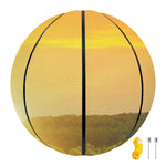 Sunrise Field Print Basketball