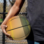 Sunrise Field Print Basketball