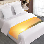 Sunrise Field Print Bed Runner