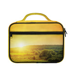 Sunrise Field Print Briefcase Bible Bag