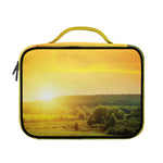 Sunrise Field Print Briefcase Bible Bag