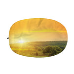 Sunrise Field Print Car Side Mirror Covers
