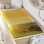 Sunrise Field Print Changing Pad Cover