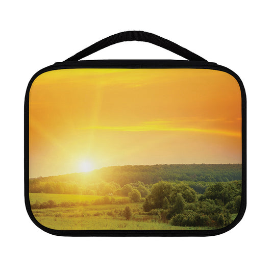 Sunrise Field Print Classic Bible Case