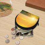 Sunrise Field Print Coin Purse