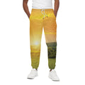 Sunrise Field Print Cotton Sweatpants