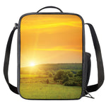 Sunrise Field Print Crossbody Lunch Bag