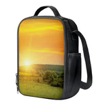 Sunrise Field Print Crossbody Lunch Bag