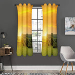 Sunrise Field Print Curtain
