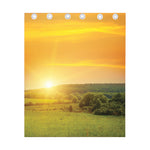 Sunrise Field Print Curtain