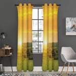 Sunrise Field Print Curtain