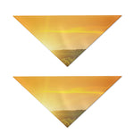 Sunrise Field Print Dog Bandana