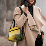 Sunrise Field Print Double Strap Bible Bag