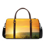 Sunrise Field Print Duffle Bag