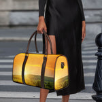 Sunrise Field Print Duffle Bag