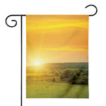 Sunrise Field Print House Flag