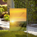 Sunrise Field Print House Flag