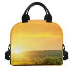 Sunrise Field Print Insulated Lunch Bag