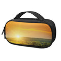 Sunrise Field Print Portable Cooler Travel Case