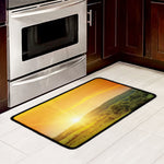 Sunrise Field Print Kitchen Mat