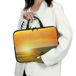 Sunrise Field Print Laptop Sleeve With Handle