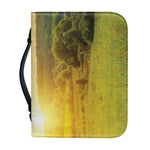 Sunrise Field Print Leather Bible Cover