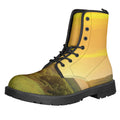Sunrise Field Print Lace-Up Boots