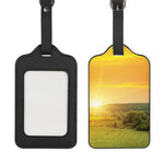 Sunrise Field Print Luggage Tag