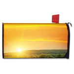 Sunrise Field Print Mailbox Cover