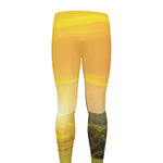 Sunrise Field Print Men's leggings