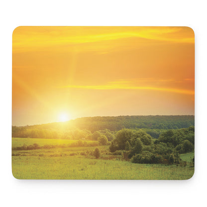 Sunrise Field Print Mouse Pad