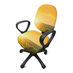 Sunrise Field Print Office Chair Cover