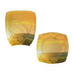 Sunrise Field Print Office Chair Cover