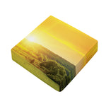 Sunrise Field Print Outdoor Seat Cushion Cover