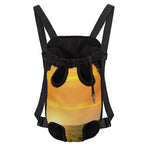 Sunrise Field Print Pet Carrier Backpack