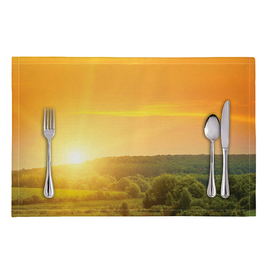 Sunrise Field Print Placemat