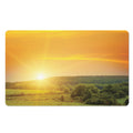 Sunrise Field Print Polyester Doormat