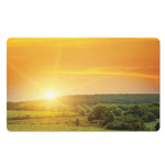 Sunrise Field Print Polyester Doormat
