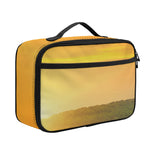 Sunrise Field Print Portable Lunch Bag