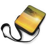 Sunrise Field Print Rectangular Crossbody Bag