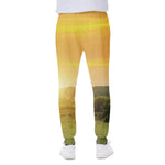 Sunrise Field Print Scuba Joggers