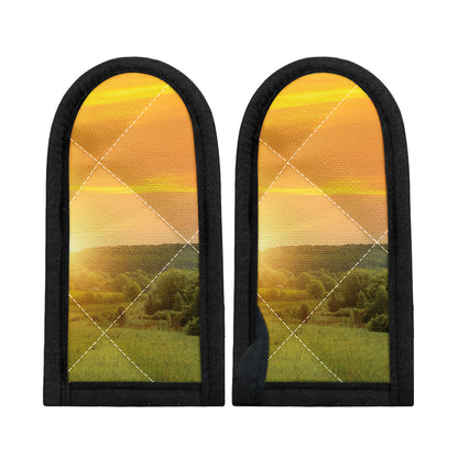 Sunrise Field Print Skillet Handle Cover