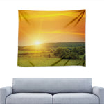 Sunrise Field Print Tapestry