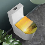Sunrise Field Print Toilet Lid Cover